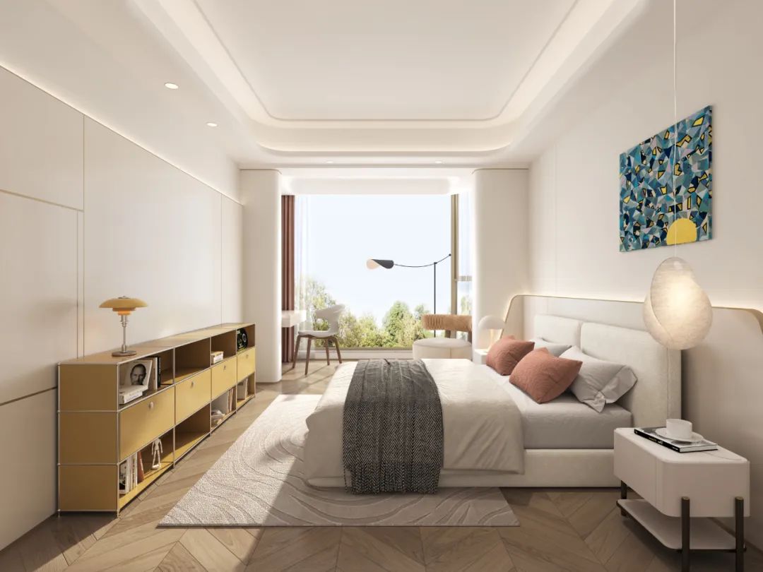 蓝色钱江大平层私宅设计丨中国杭州丨OTL本体建筑空间设计-74