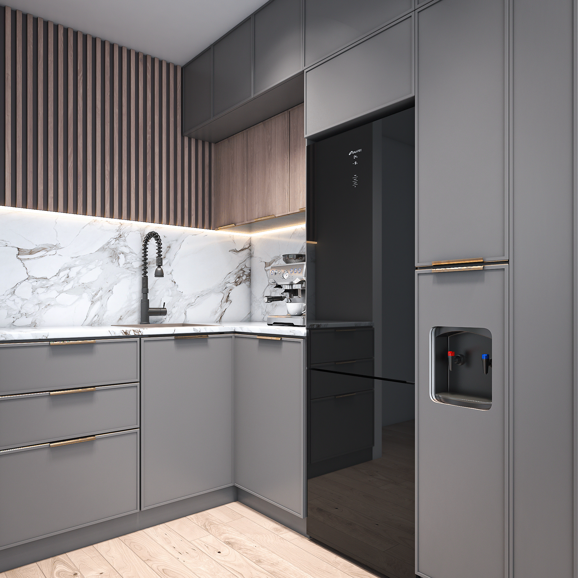 现代小厨房丨约旦安曼丨SARA ALNAIM-10