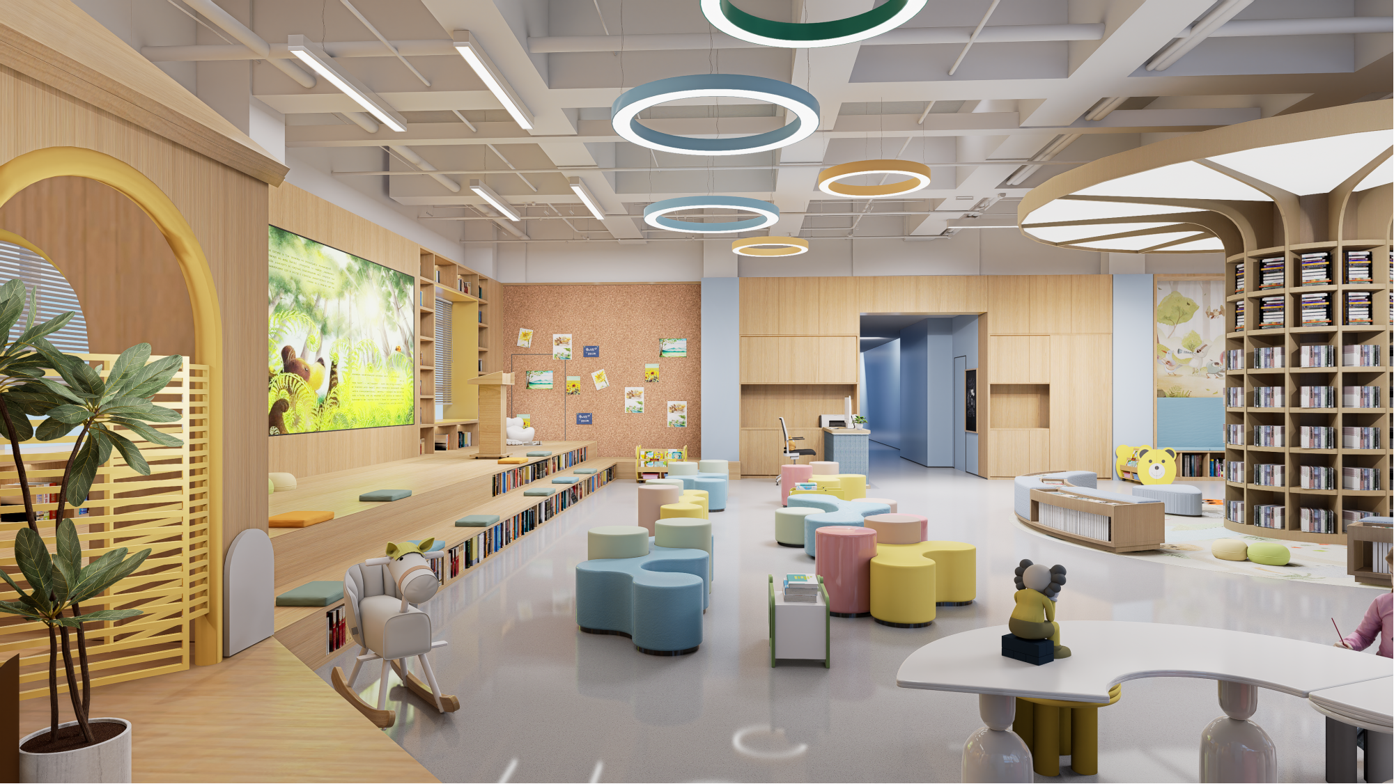 多功能儿童阅览室-3