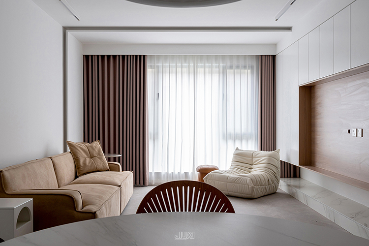 140㎡极简风平层设计丨中国北京丨久栖设计-18