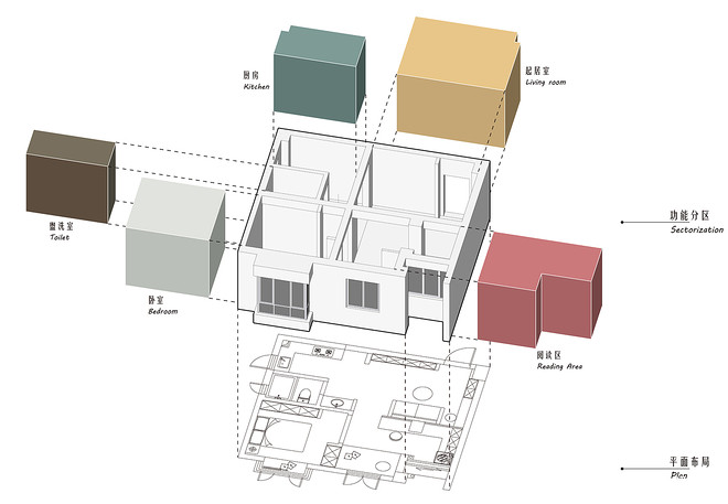 30万元二居59平米装修案例_效果图 - 恰到好处的精致，猪猪女孩的理想家 - 设计本-12