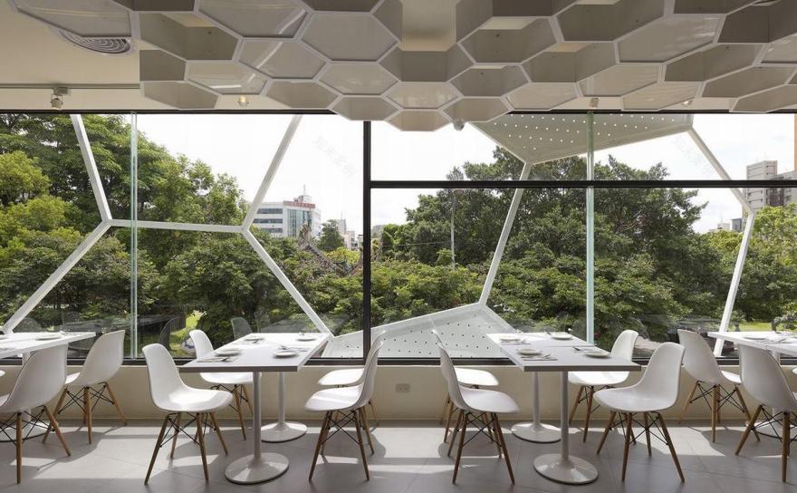 台中创意餐厅"蜂巢"设计,趣味与自然的完美结合-12