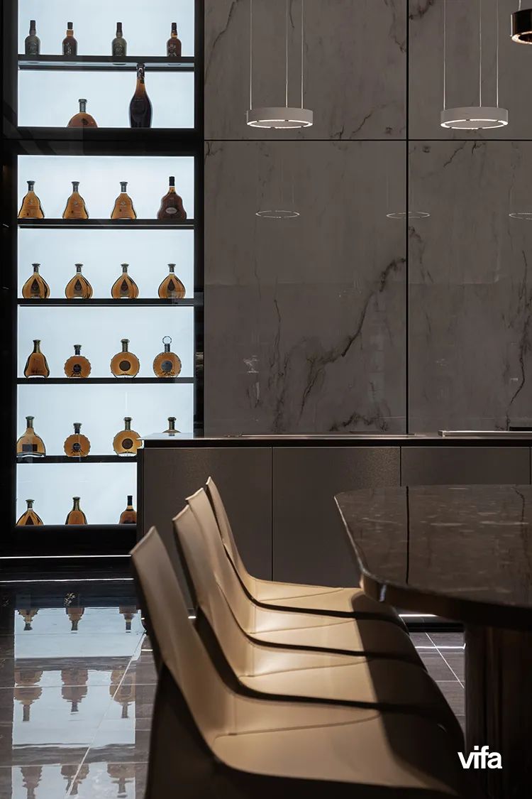 威法别墅客厅酒柜设计丨vifa威法-7