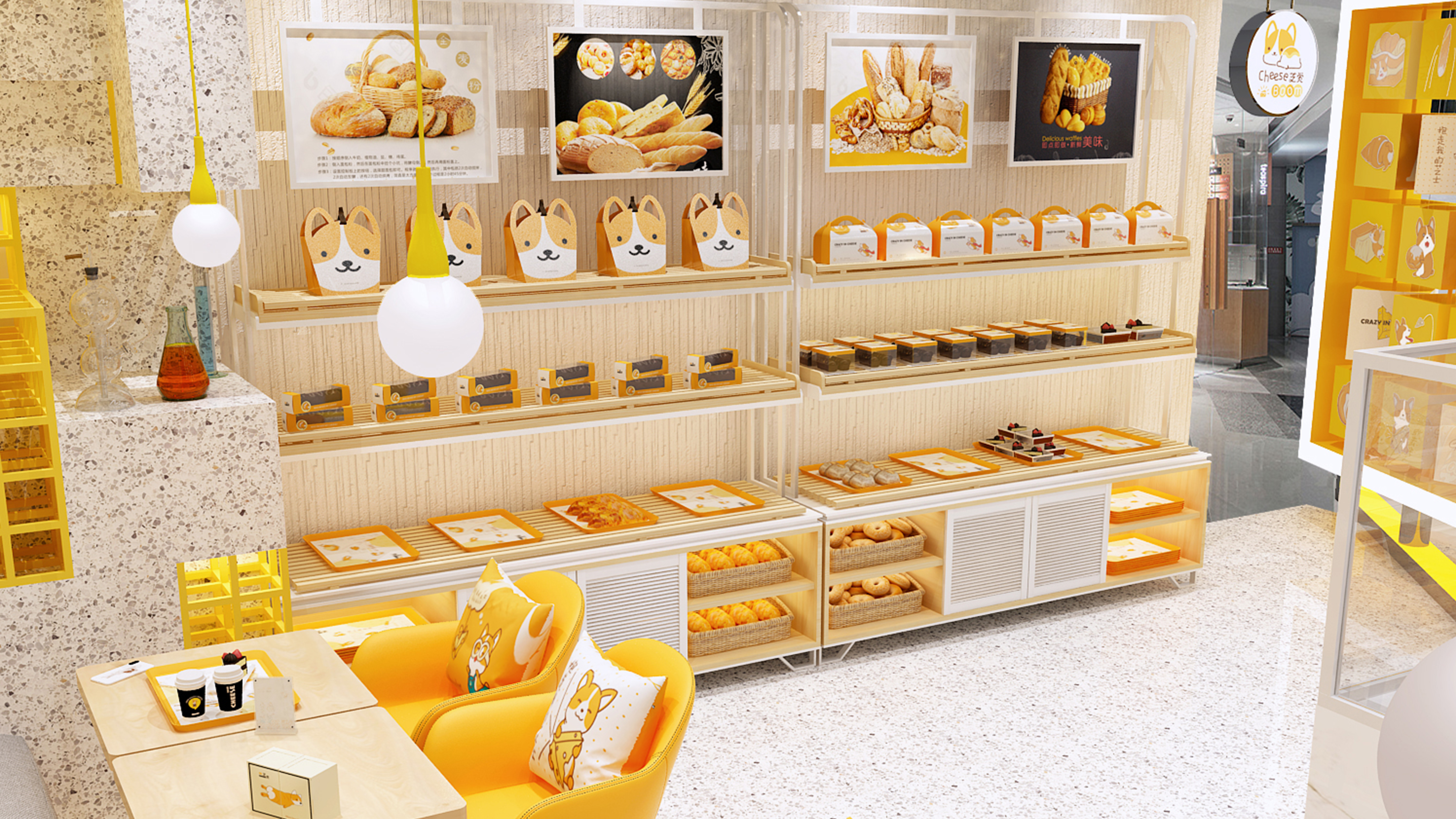 妙集 x 芝觉 奶酪包装设计店面空间设计-22