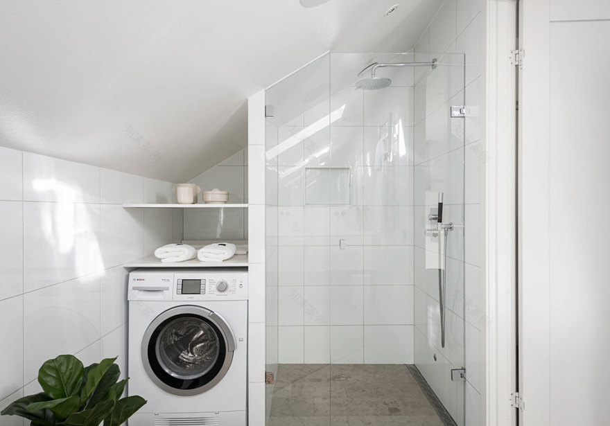 斯德哥尔摩白色豪华阁楼公寓-33