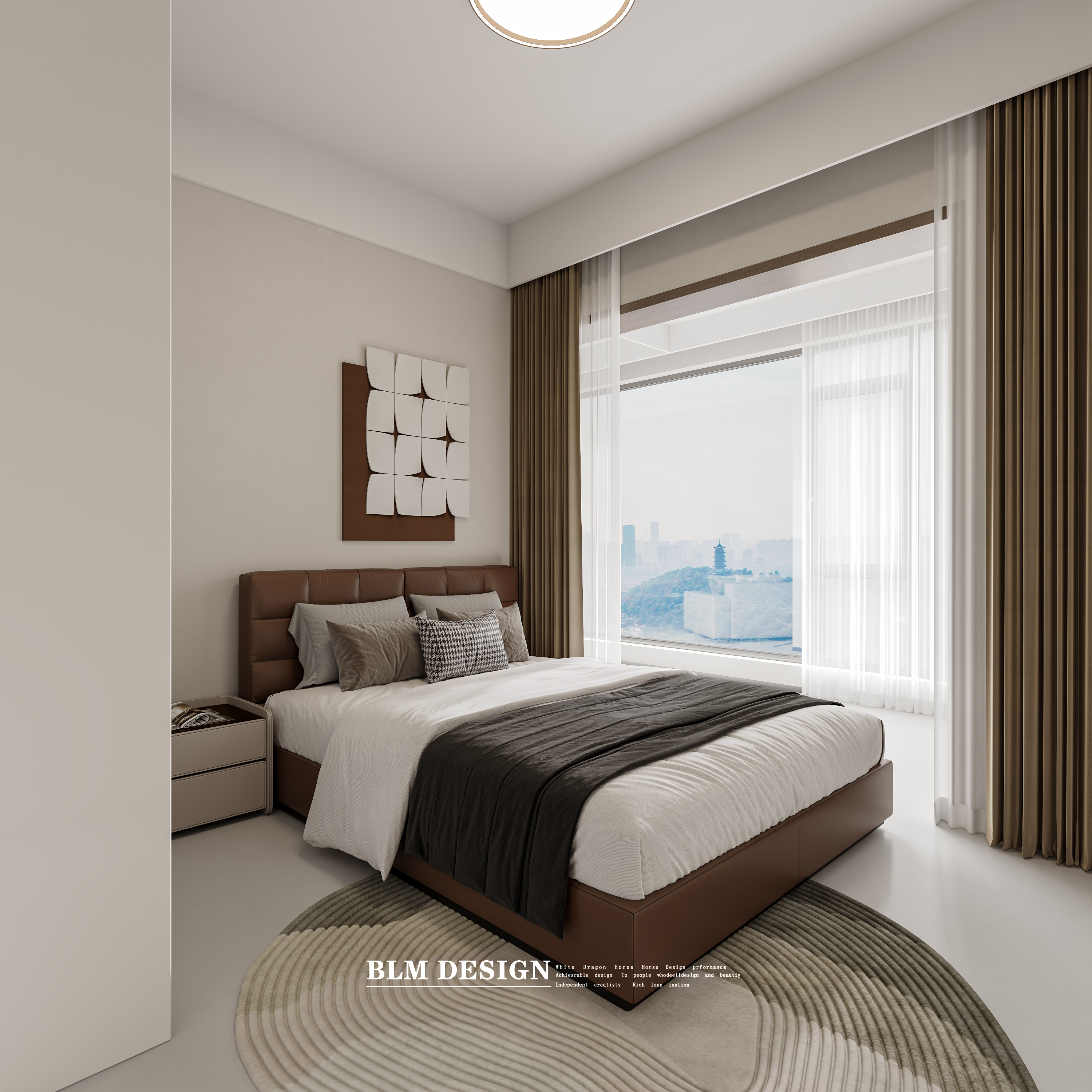 现代  白龙马效果图设计制作-4