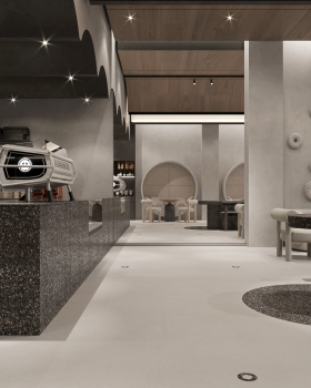 Blue Bottle 咖啡店概念设计丨阿联酋阿布扎比丨Studio25