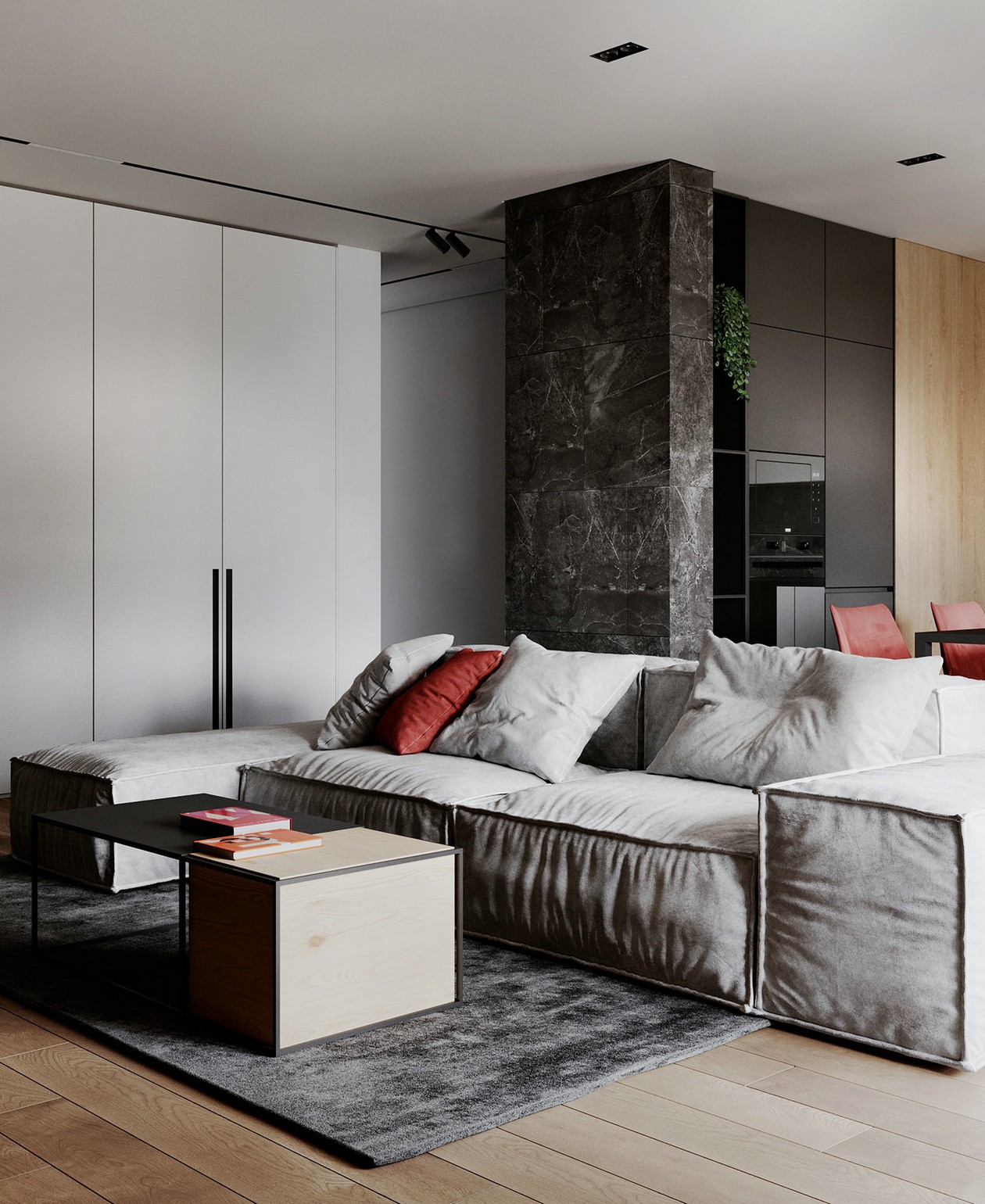 83平 现代极简空间设计！-1