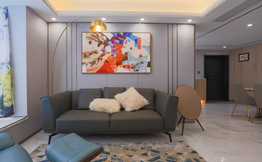 现代轻奢优雅住宅设计-7