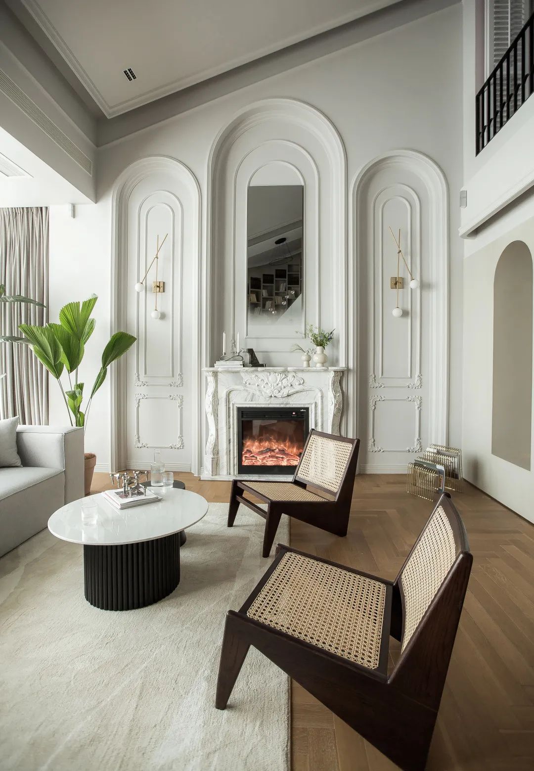 175㎡法式风情顶层复式，旋转楼梯融入“职住一体”生活-54