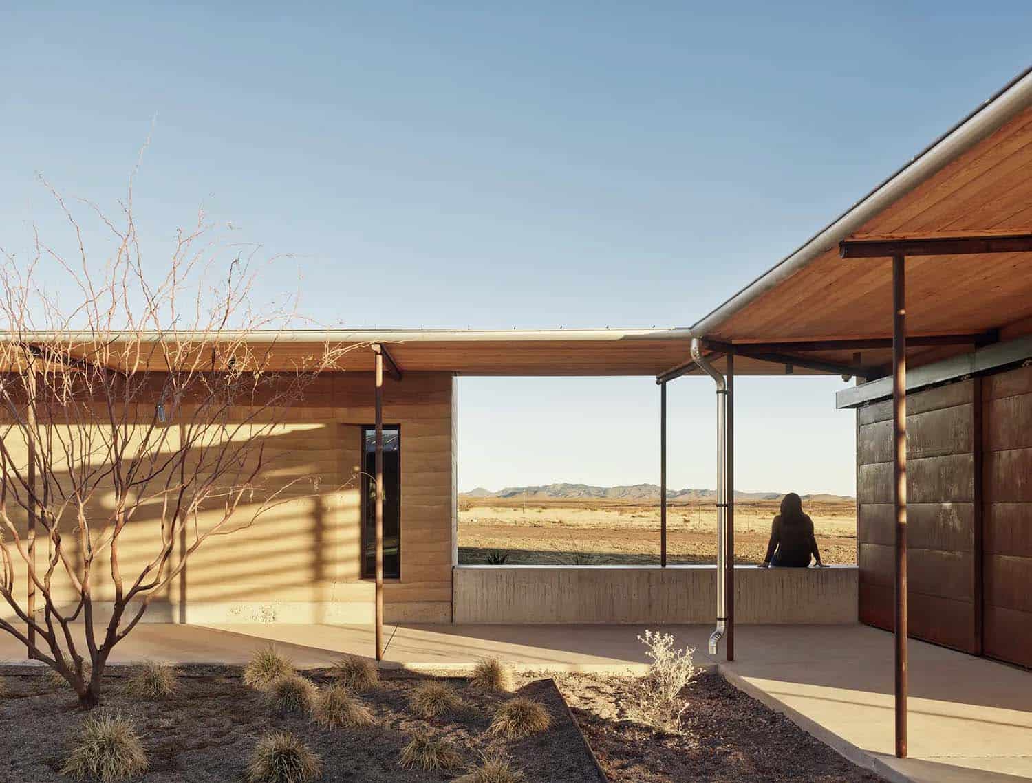 See this remarkable rammed earth house nestled on a Texas ranch-2