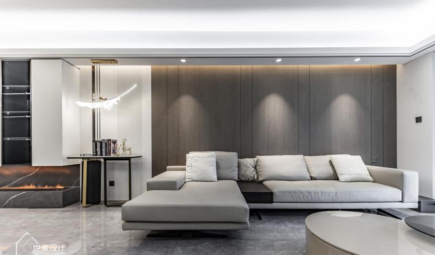 现代黑白灰空间-29