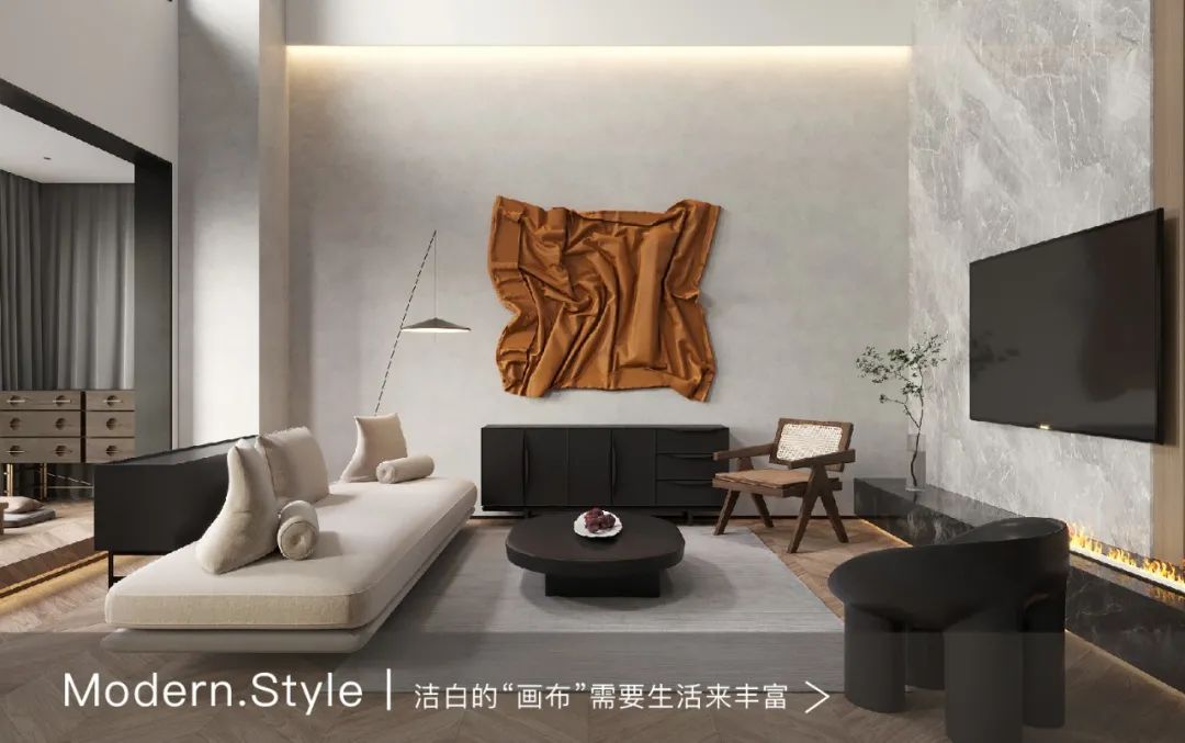 香山壹号丨自然光与简约设计共筑温馨家居-45