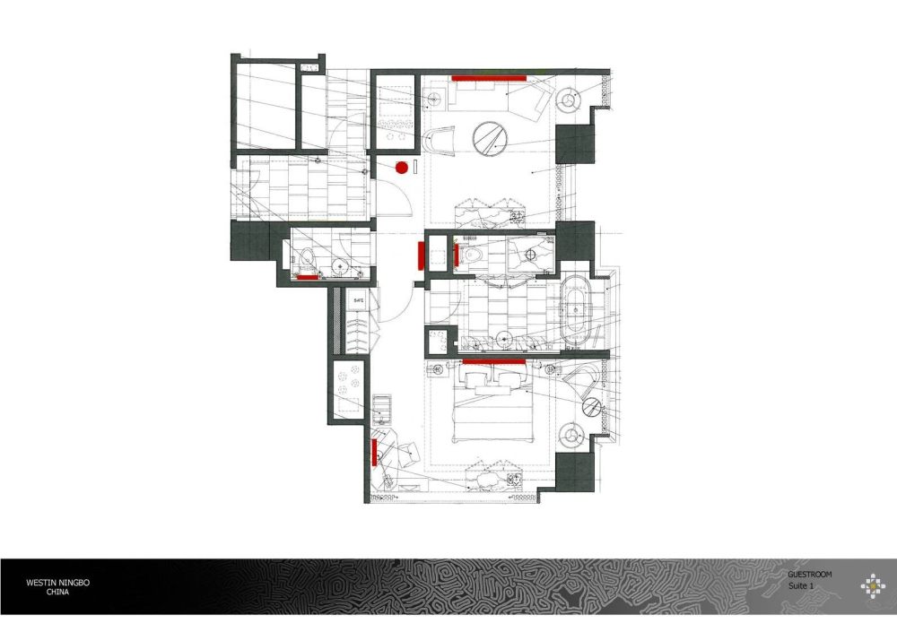 宁波威斯汀酒店软装方案 | 现代与传统的美学融合-53