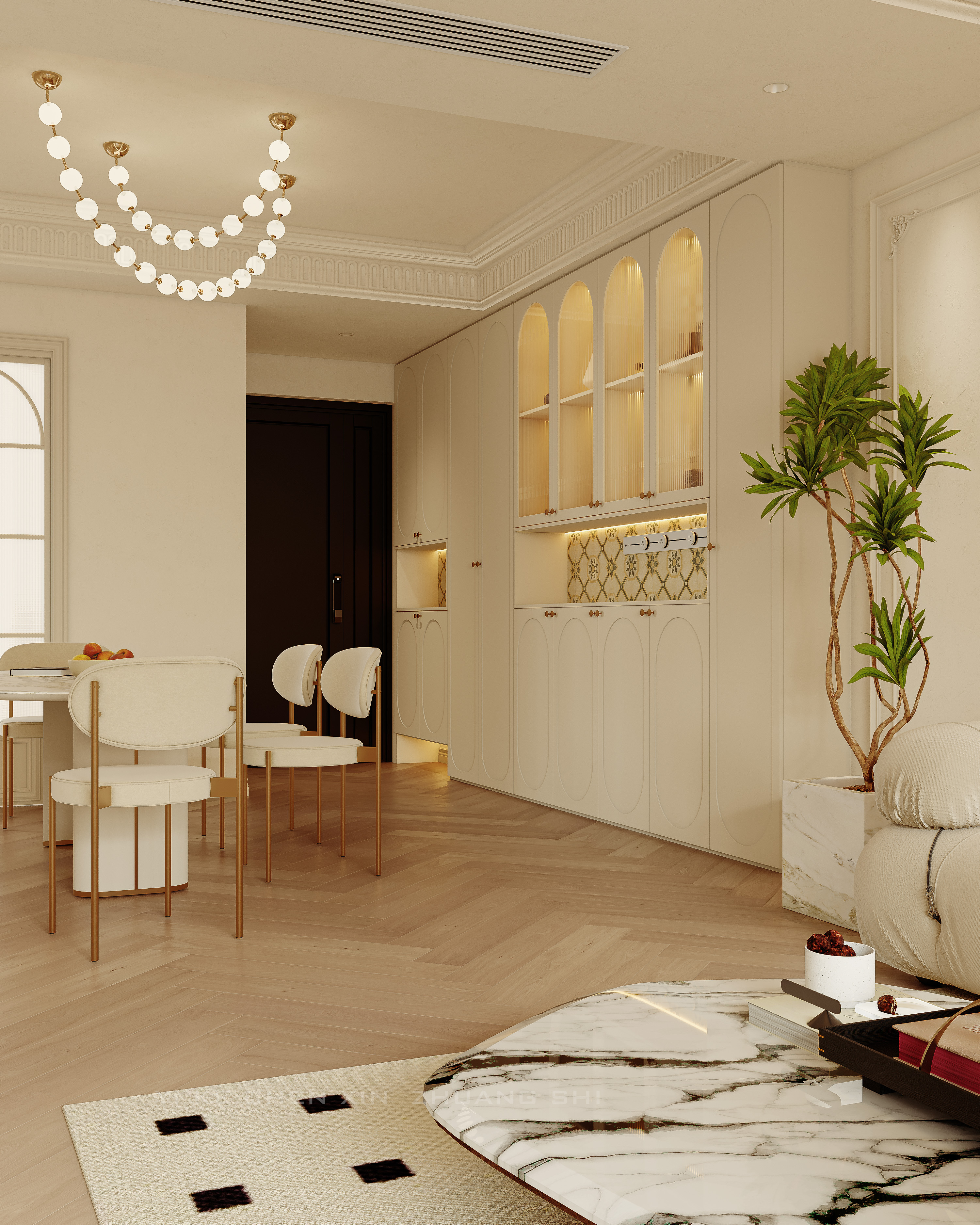 新案效果图   ||   卧龙谷壹号  法式奶油-2