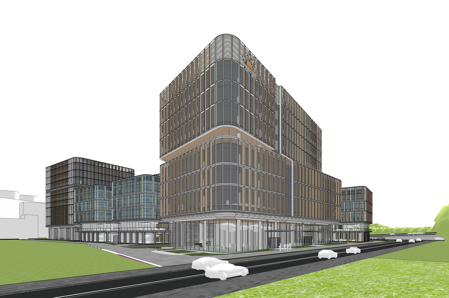 华谊总部办公楼SU模型-6