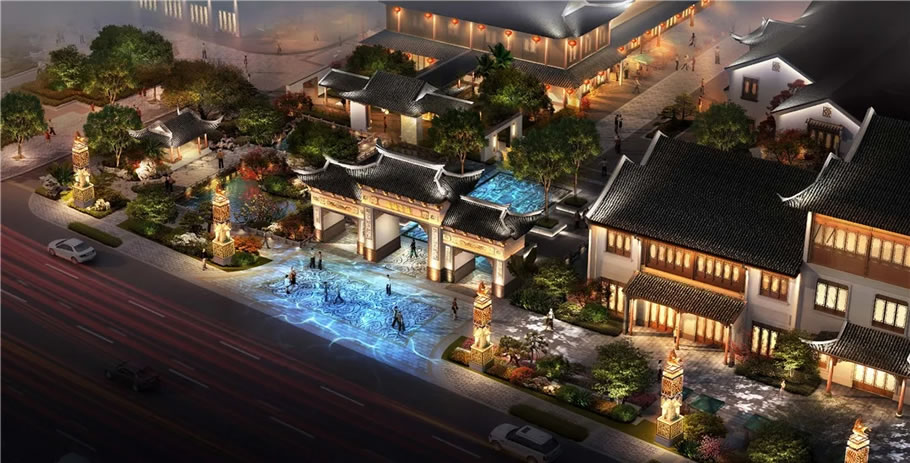 北海高德滨海文旅综合体项目灯光设计丨华建集团建筑装饰环境设计研究院-5