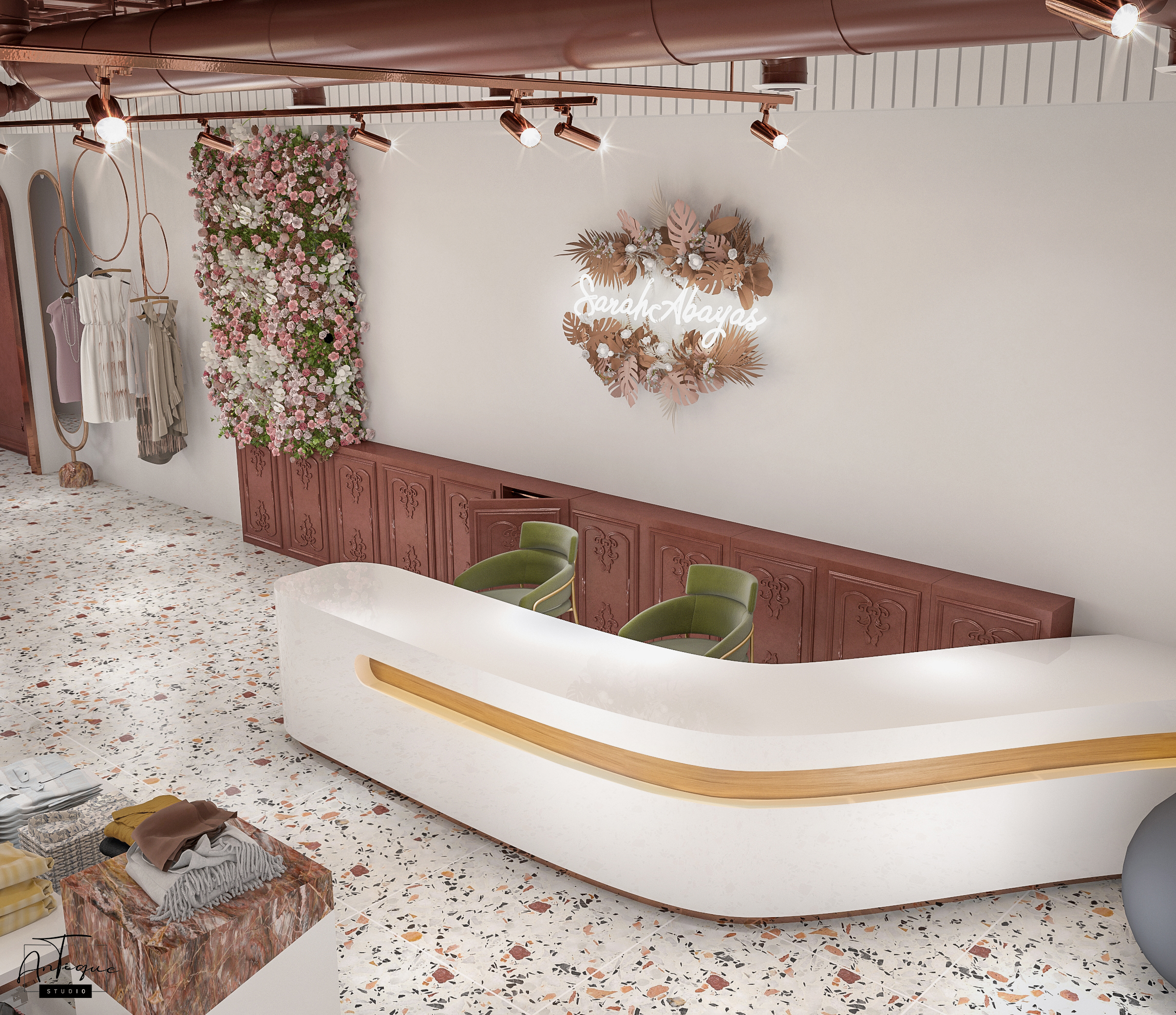 SARAH ABAYA 服装店丨沙特阿拉伯丨ANTIQUE Studios-10