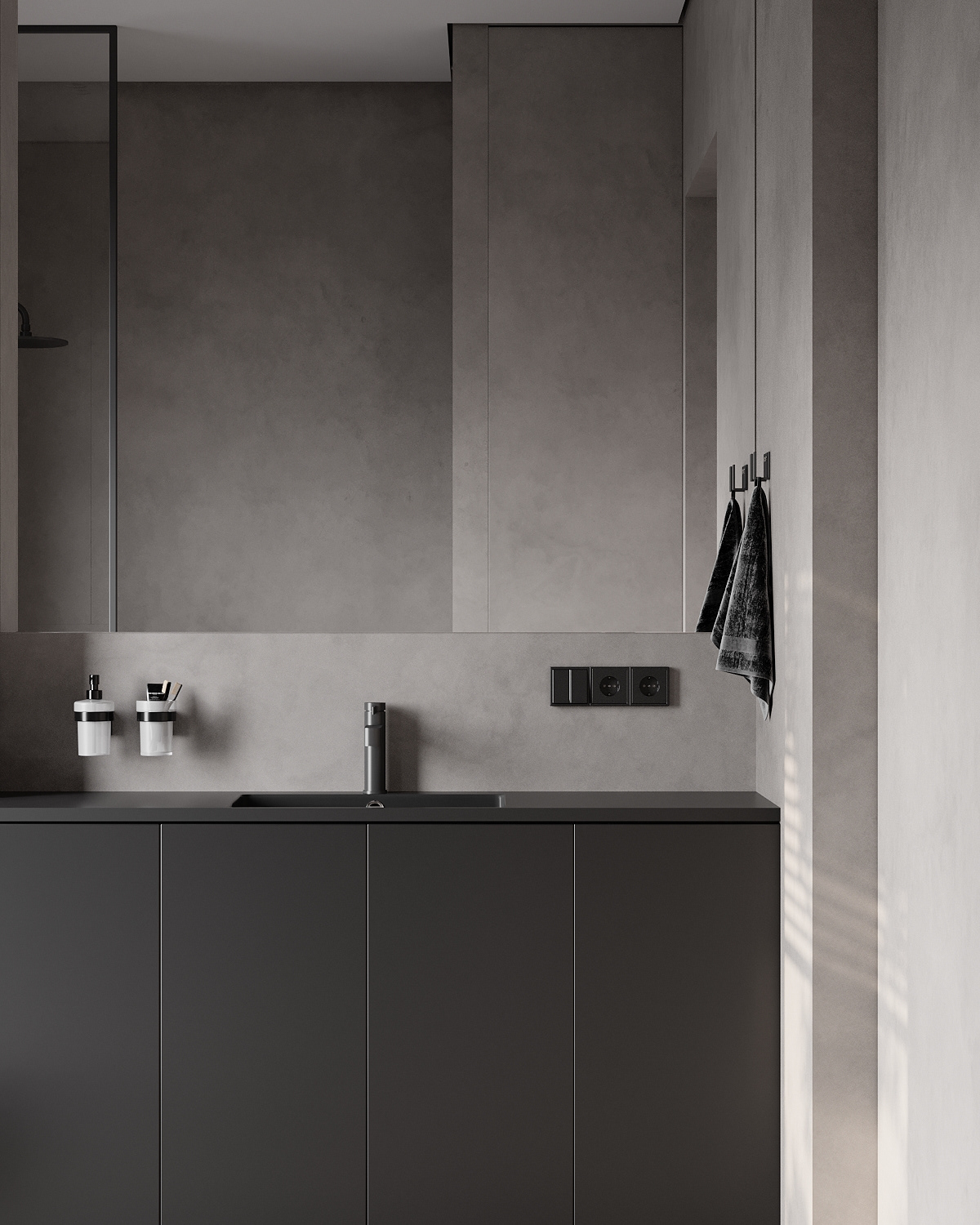 高级灰调 别墅简约空间设计！-23