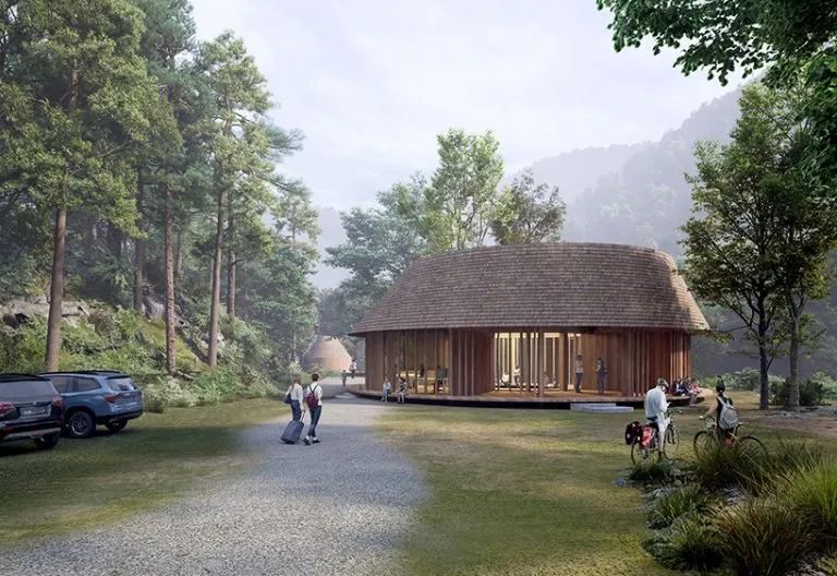 梦幻 Hygge Circles 露营地 | 第三大自然设计日本可持续旅游新地标-14