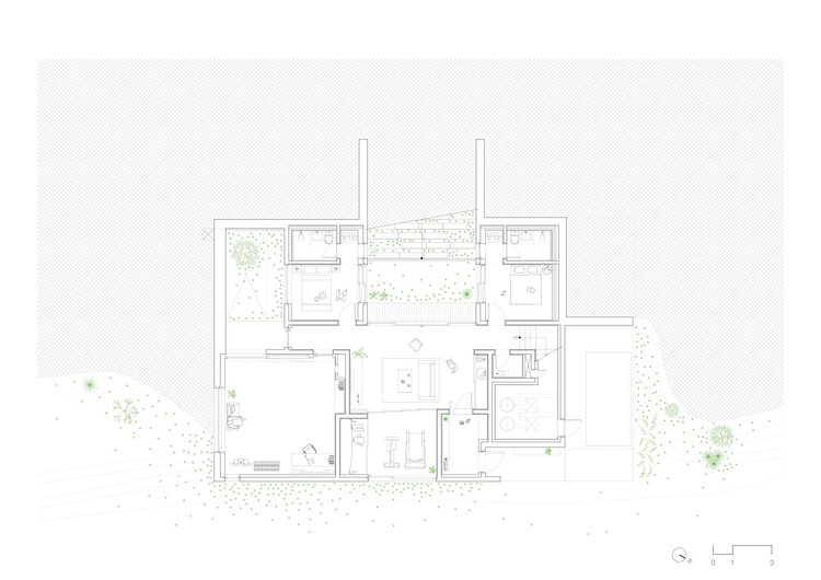 韩国“淡出”住宅,自然景观与室内设计的完美融合-18