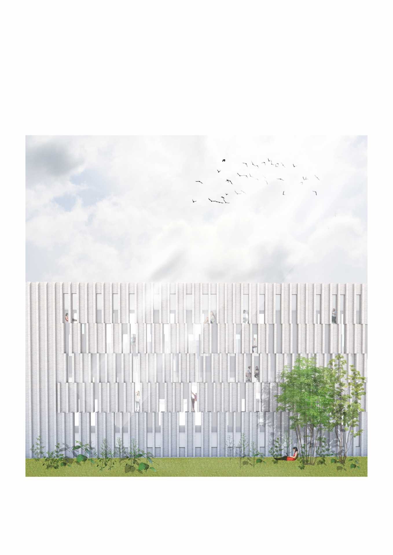 “Crown Barracks”从军事营房到大学校园改造丨比利时-41