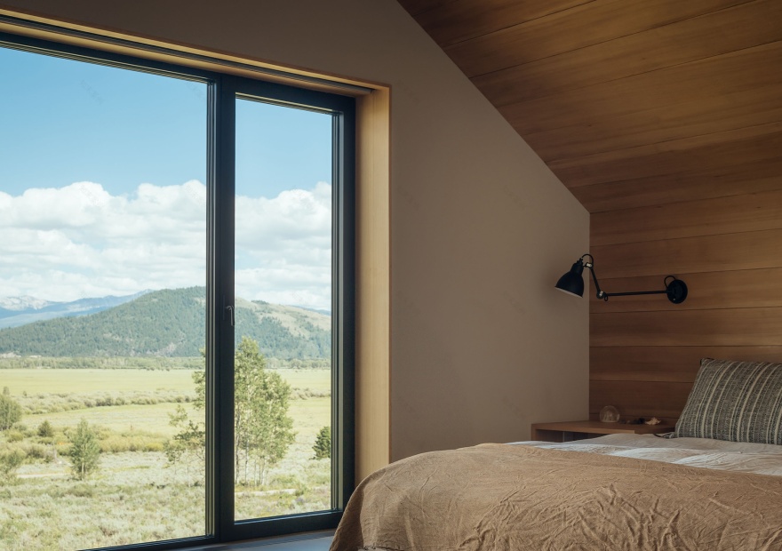 Snake River Cabin住宅丨美国怀俄明丨McLean Quinlan-23