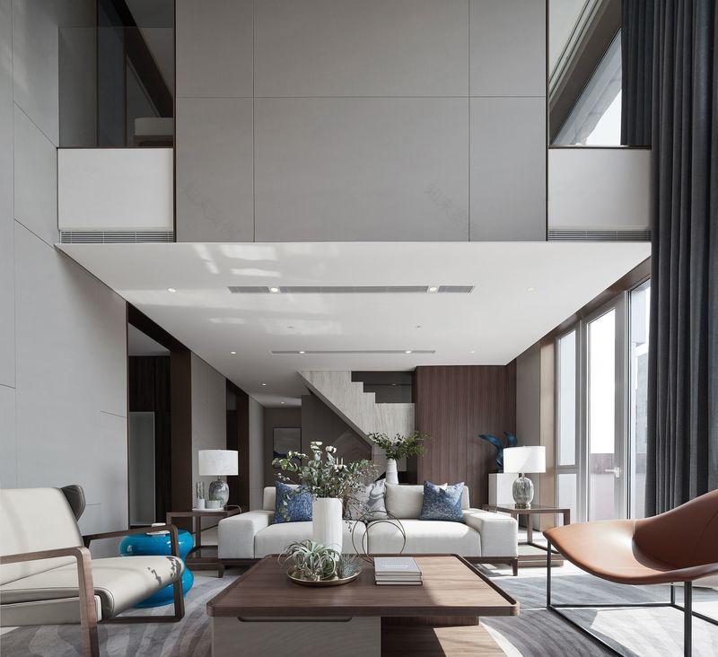 郑州永威上和郡叠层样板房——现代简约自然品味空间-20