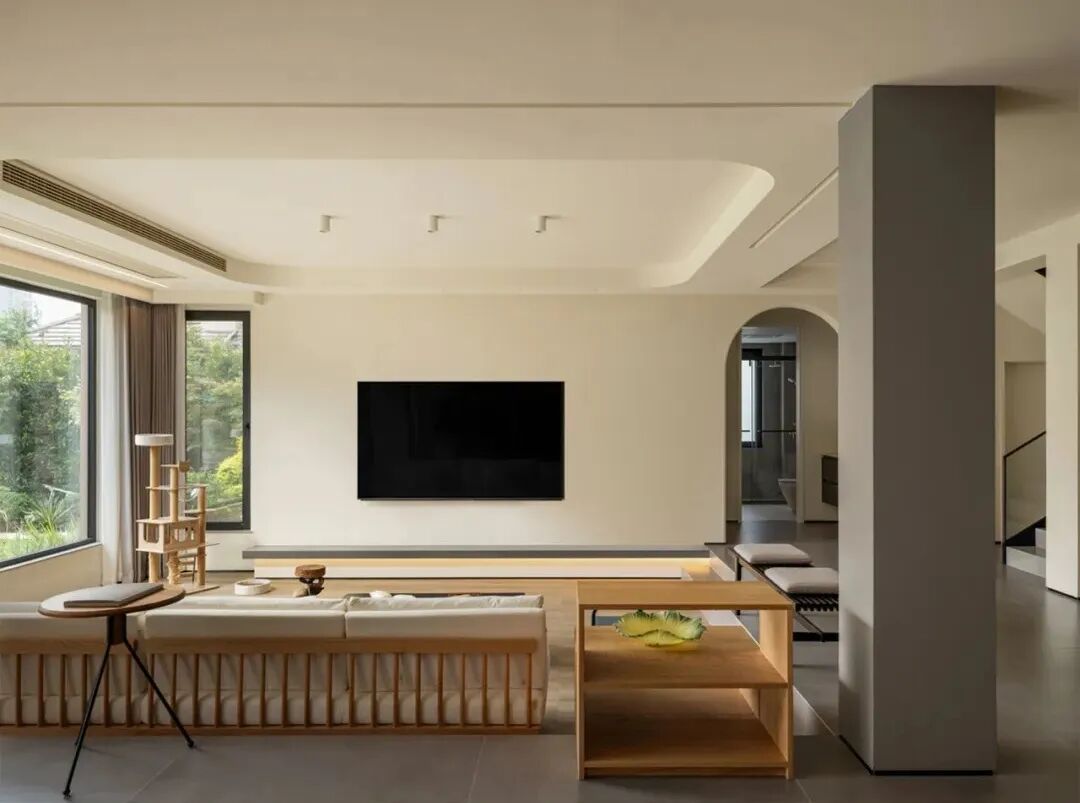 私宅设计：380㎡东方自然主义，引绿构景，四季漫生趣-14