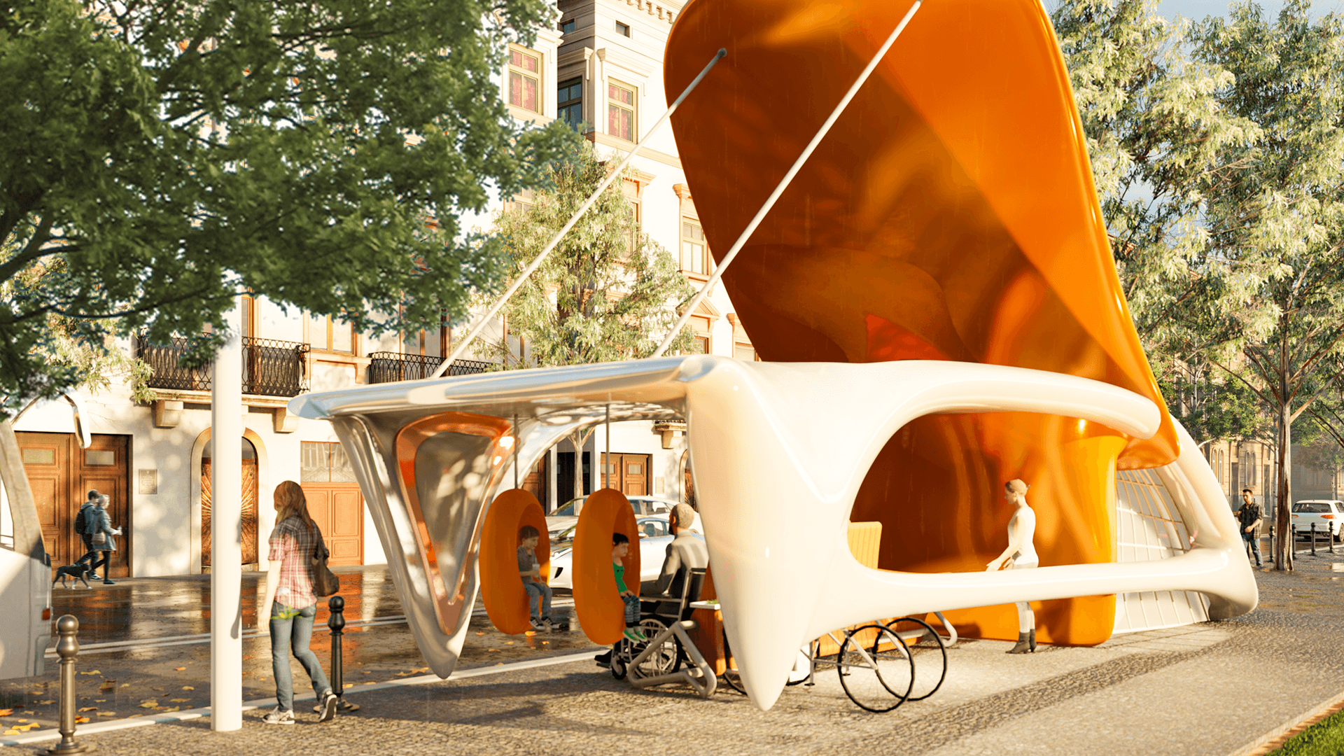 智能公交站台设计-22