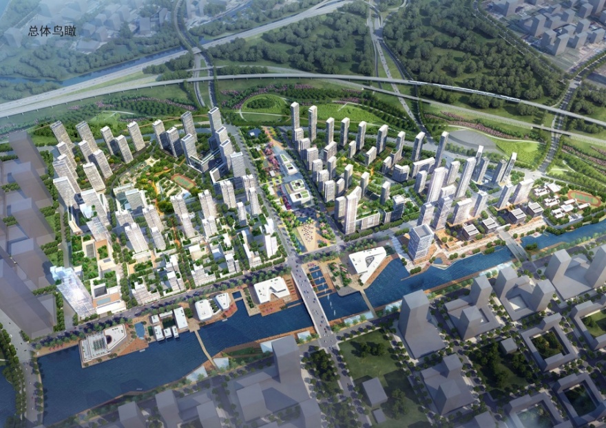 杭州亚运村万科日耀之城滨水商业项目丨中国杭州丨HKS-105