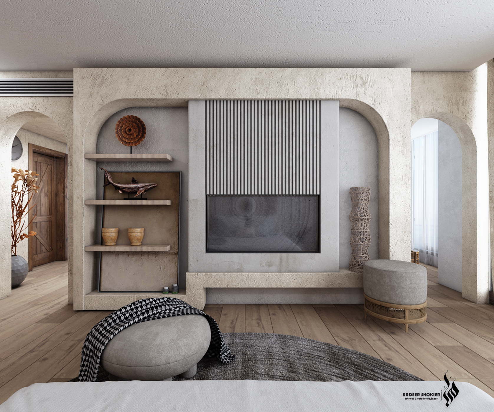 酒店卧室设计丨HADEER ESSAM SHOKIER-8