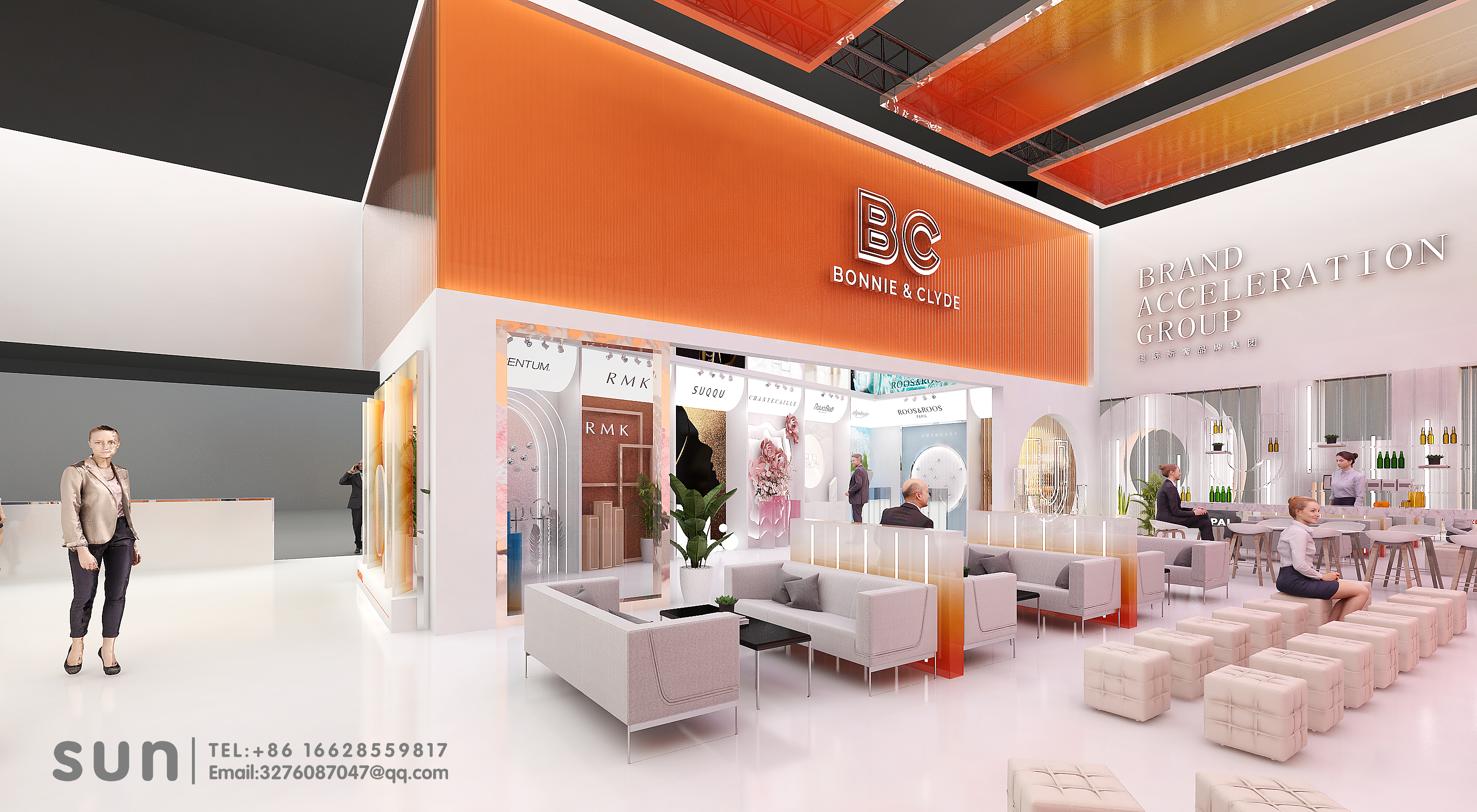 2021CIIE进博会 USHOPAL 美妆化妆品类目展台-8