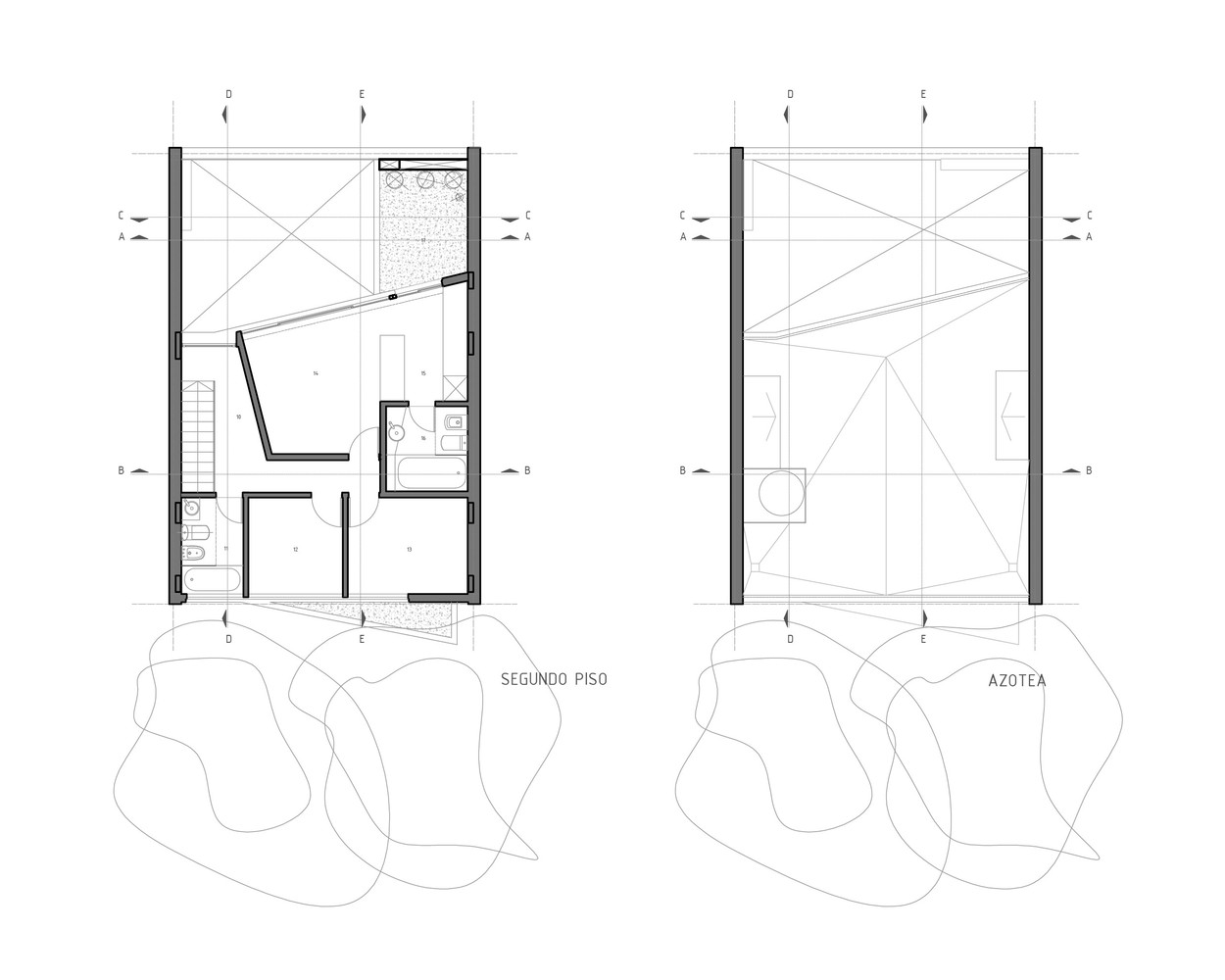 阿根廷“绿意盎然”的三层住宅设计-45