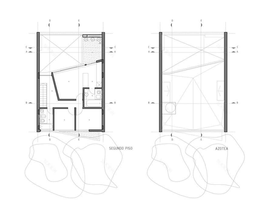 阿根廷“绿意盎然”的三层住宅设计-45