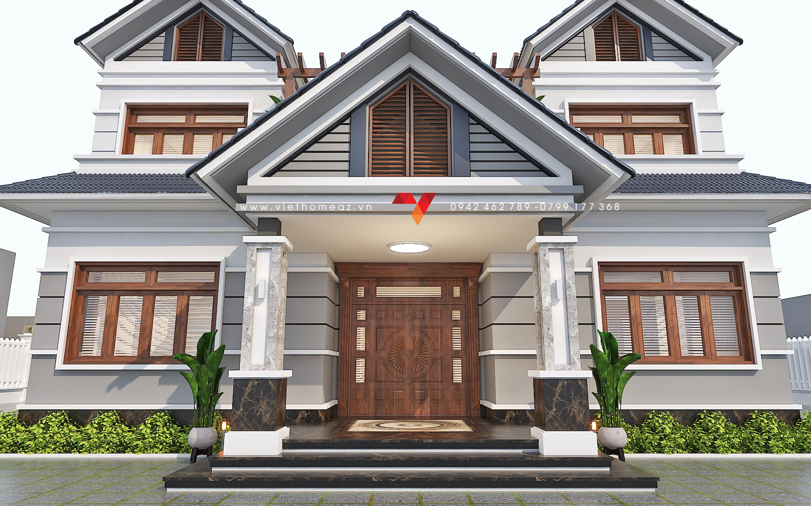 河内市巴维街房屋设计丨Kiến Trúc – Nội Thất VietHome-13