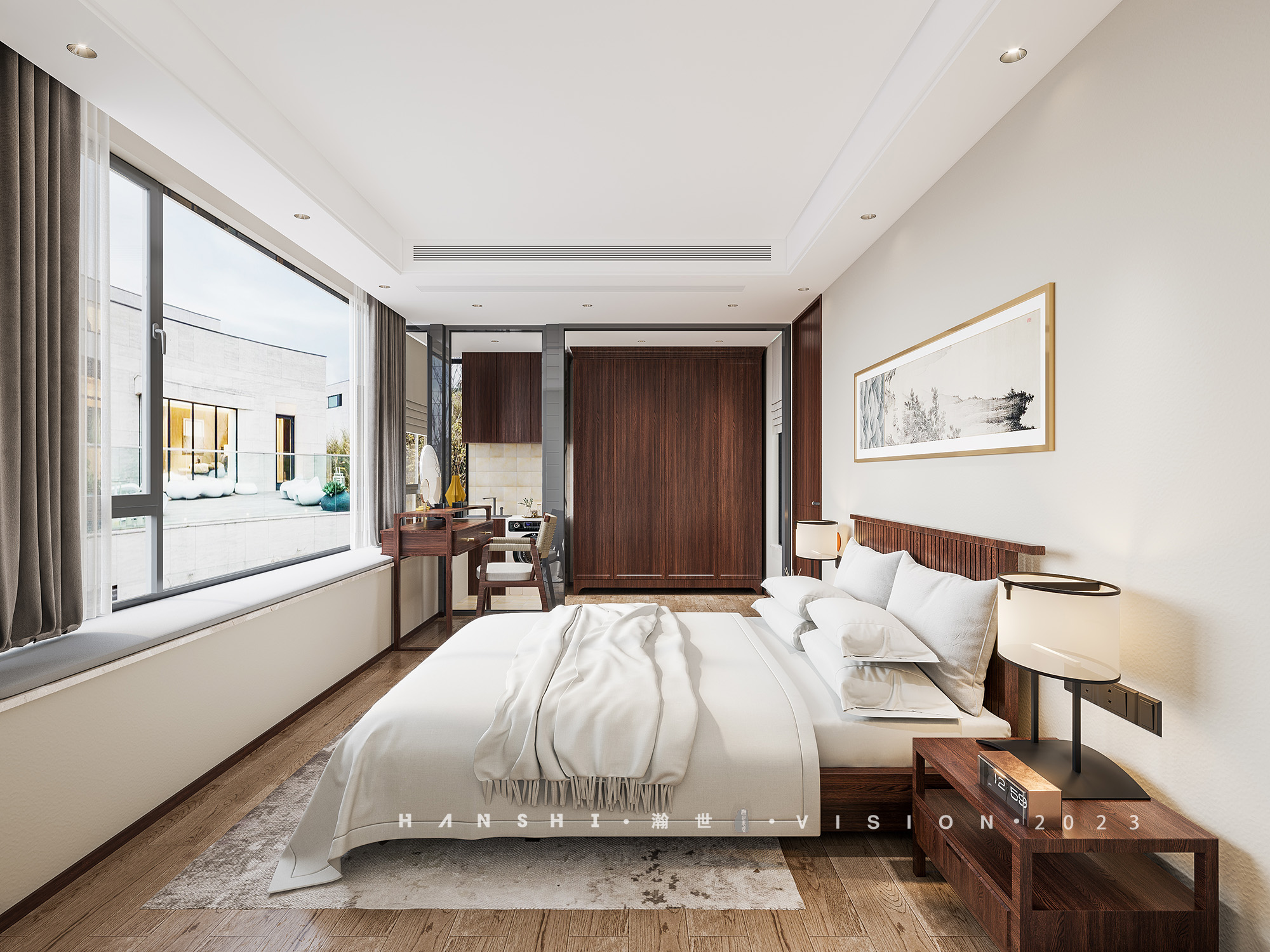 现代轻奢别墅-瀚世表现-5