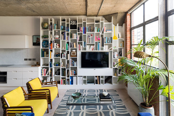 伦敦河畔明亮现代公寓——完美空间利用-6