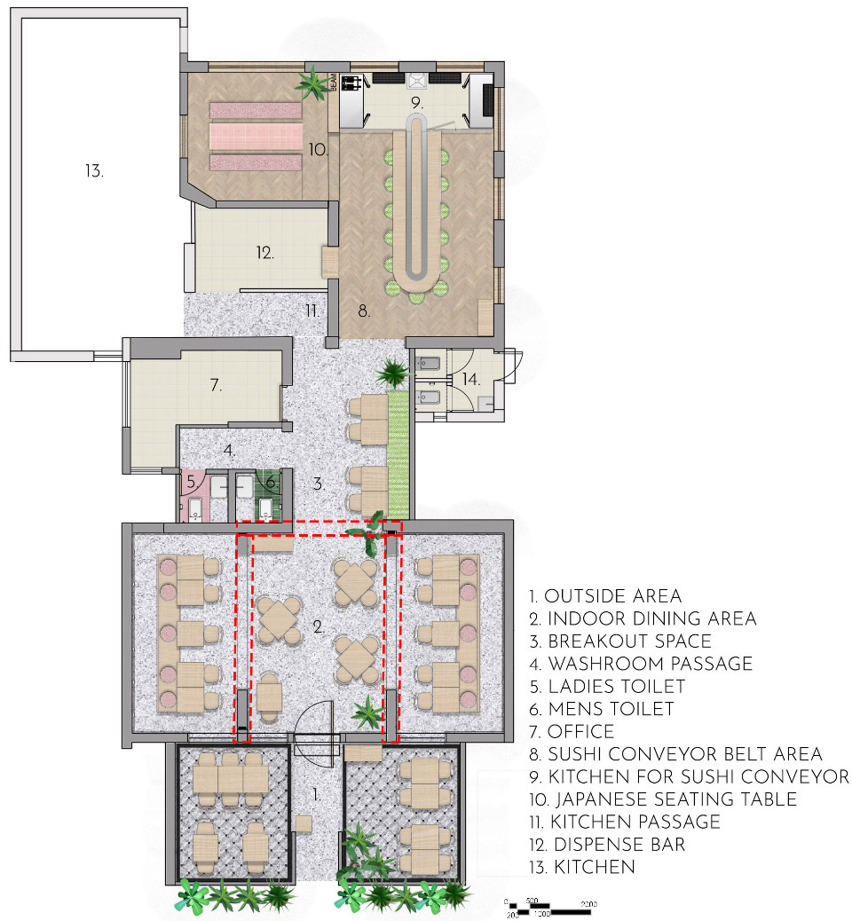 LUCKY CHAN 寿司店丨印度班加罗尔丨MAIA Design Studio-30