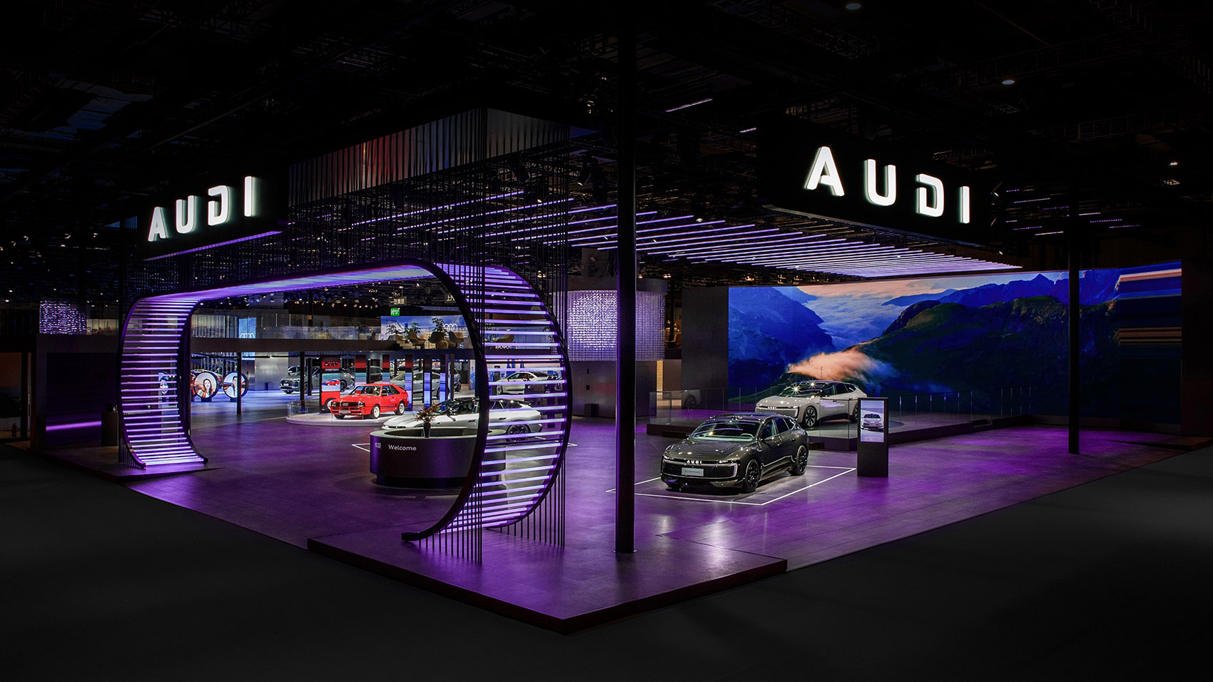 奥迪上海车展2025展位设计丨中国上海丨Atelier INDJ-10