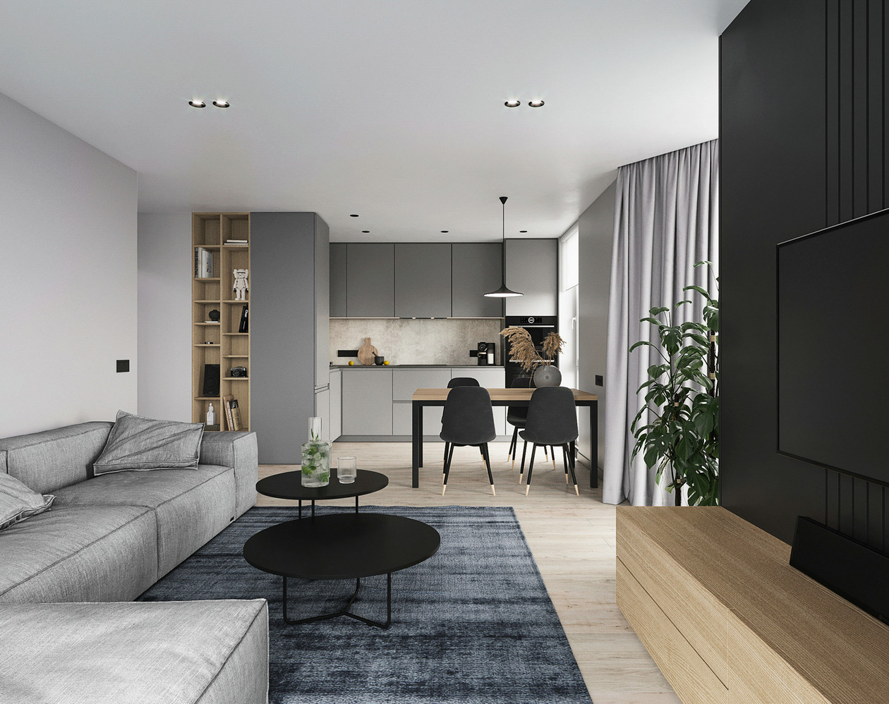 现代简约平层设计典范 · 洛杉矶“星光大道”公寓丨美国洛杉矶-2