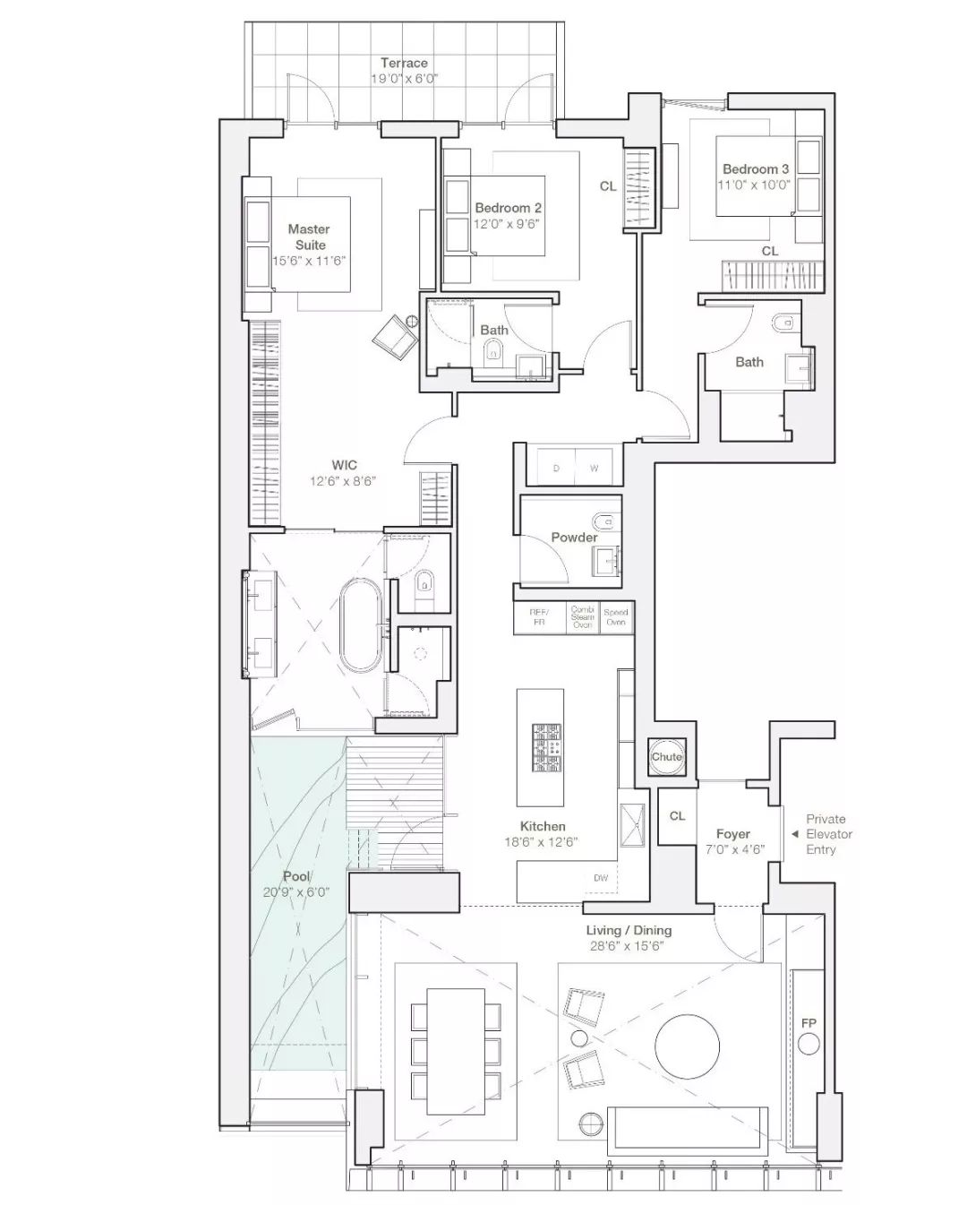 SCDA 新作颠覆住宅设计，曼哈顿顶层复式亮相！-56