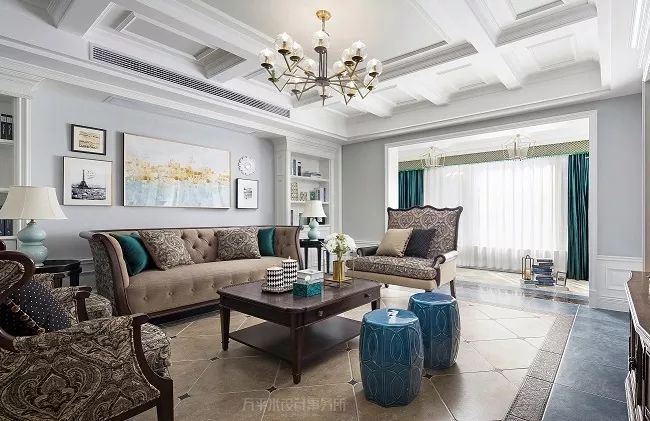 124 平美式轻奢家居,功能与美感兼具-81