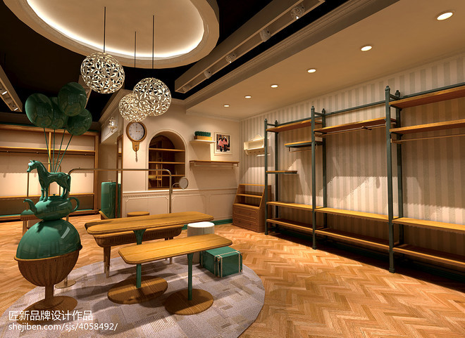 8万元购物空间80平米装修案例·效果图 天使宝贝新形象丨杭州匠新品牌设计有限公司-10