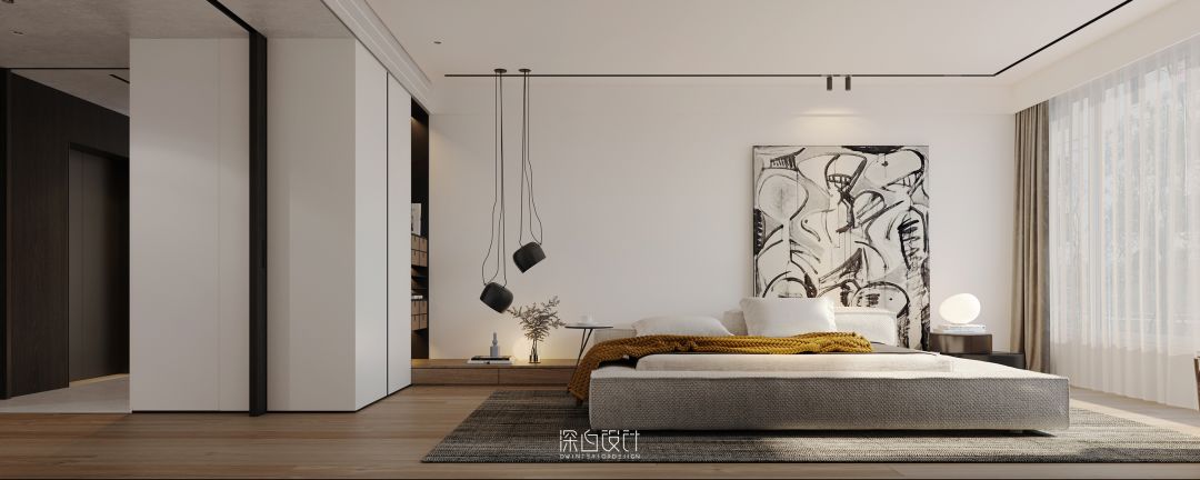 融合自然与居住的现代混搭跃层住宅丨深白设计-40