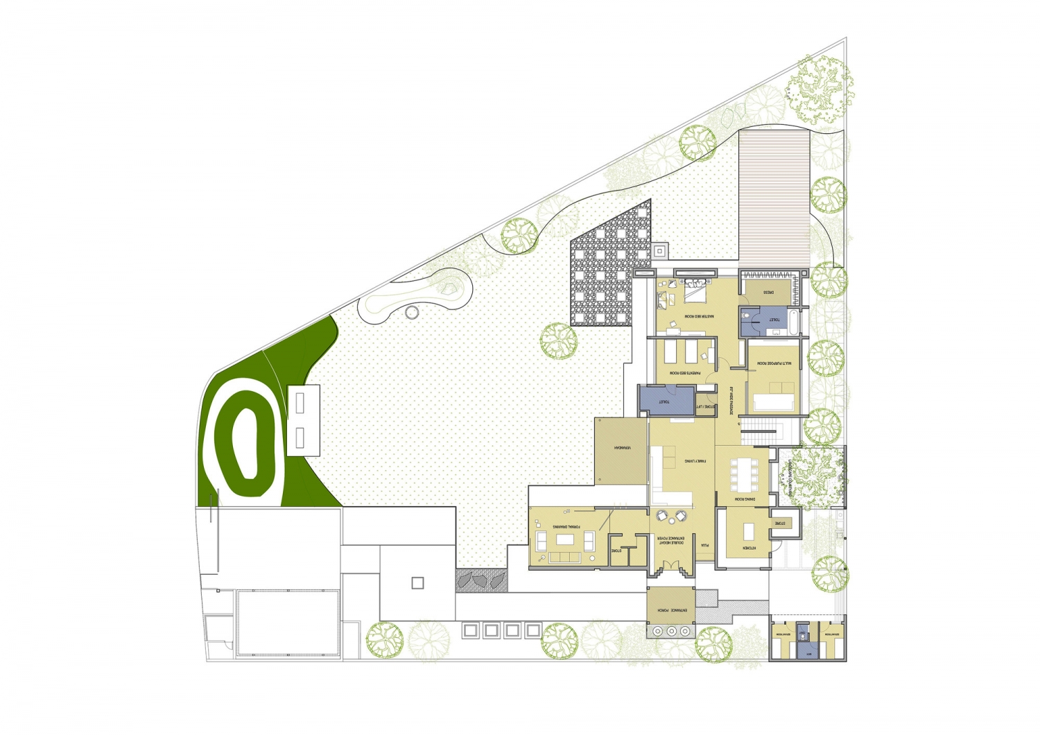 印度"Urbane 住宅" | 现代与自然的和谐交融-42