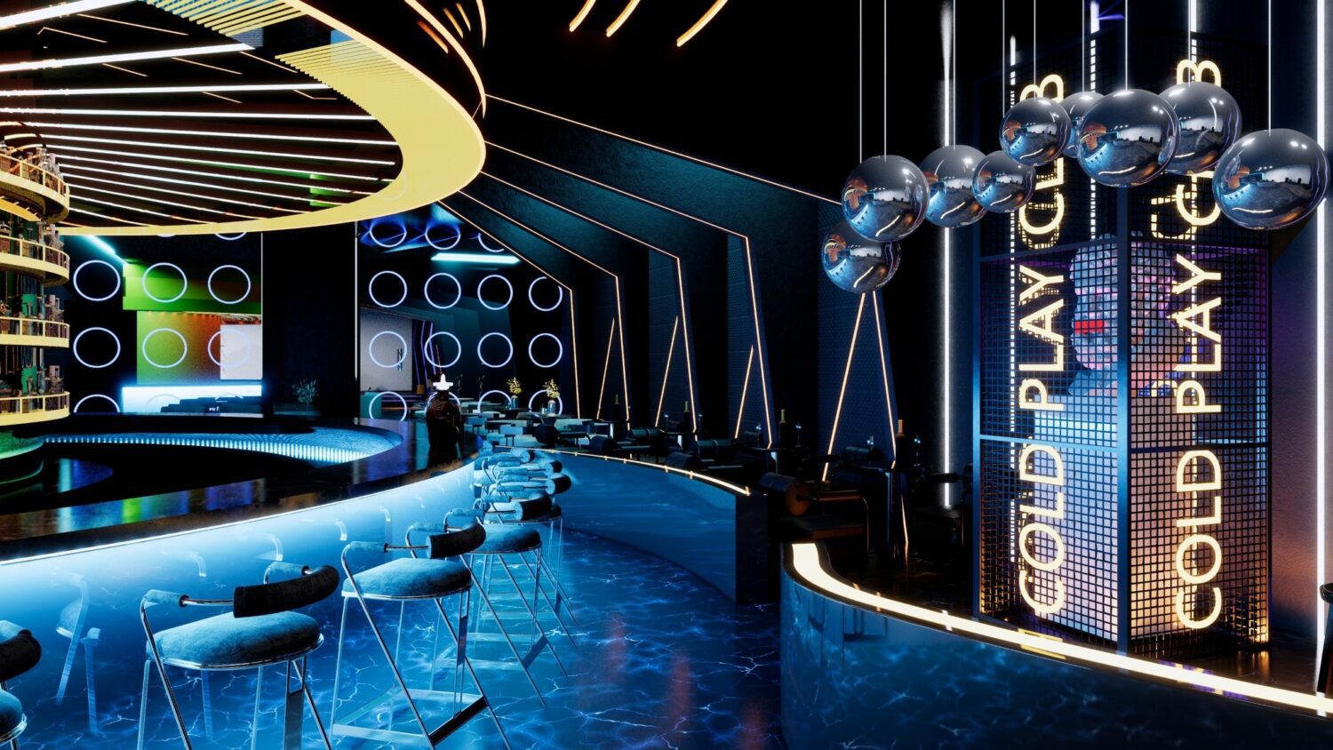 免费的SketchUp酒吧室内模型丨LinhLinh Tran-3