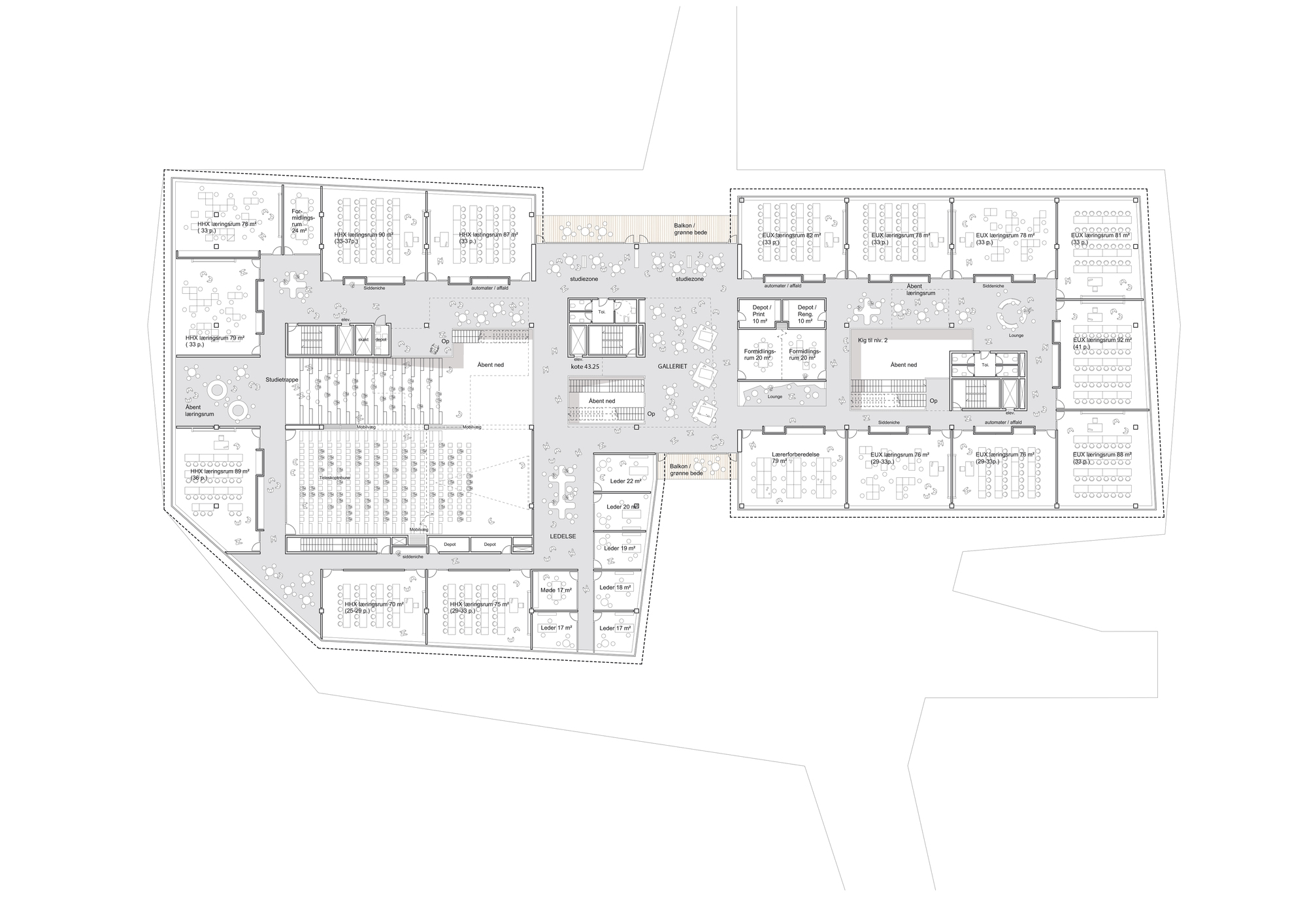 默坎泰克市中心中学丨丹麦维堡丨Cubo Arkitekter-37