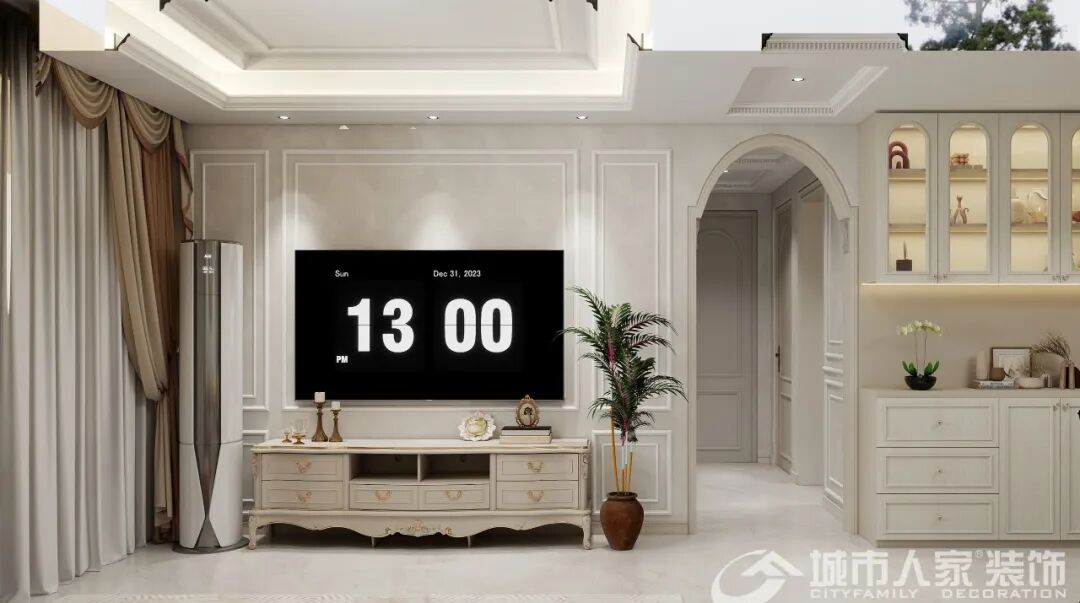 城市人家||翡丽郡府117平方，欧式奢华的空间演绎-17