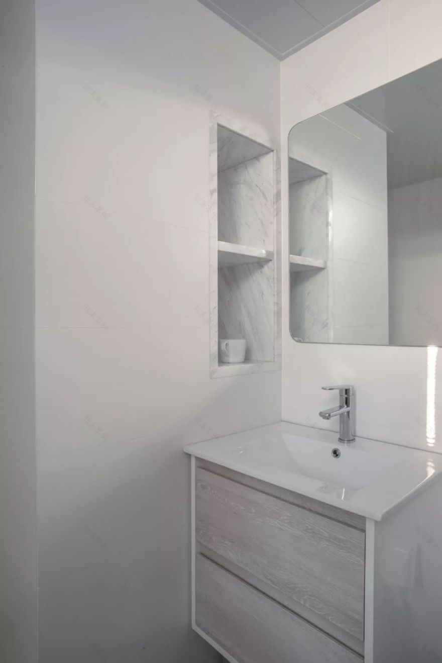 广州 59㎡极简老房改造,设计师胡哲爆改出 ins 网红之家-95